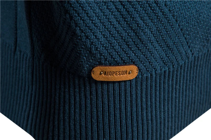 Argyle Solid Color Casual Cardigan