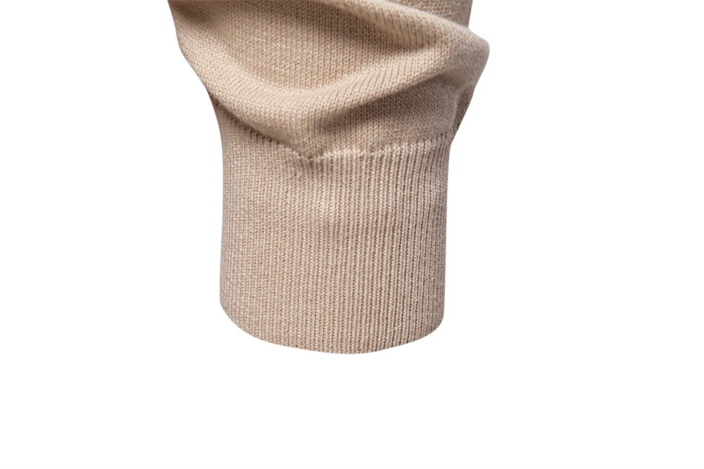 V-Neck Button-Up Cotton Cardigan