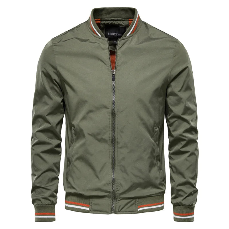 Casual Slim Fit Bomber Jacket