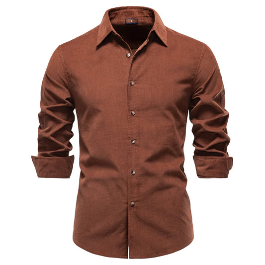 Classic Corduroy Long Sleeve Shirt