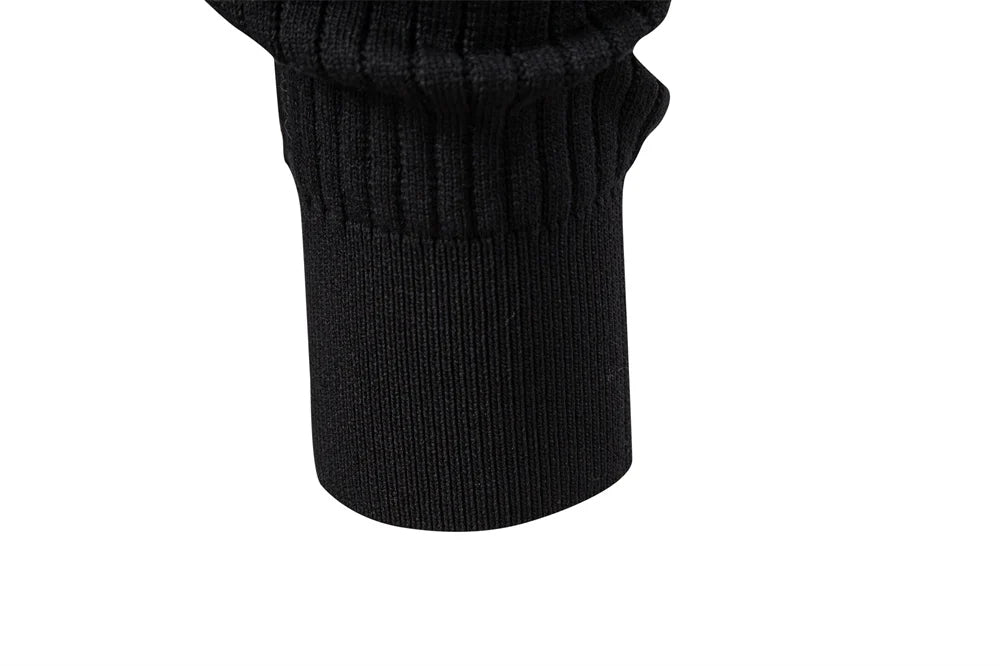 Long Sleeve Button Placket Polo Shirt Men