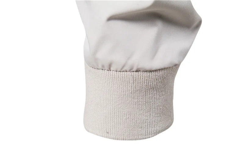 Casual Baseball Jacket with Collar