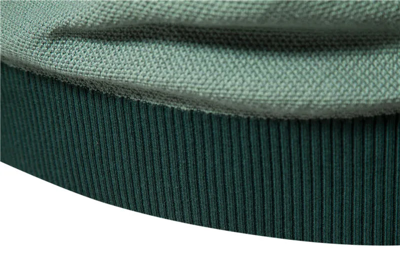 ストレッツ＆ヒル カジュアル スプライスド コットン プルオーバー セーター（メンズ）