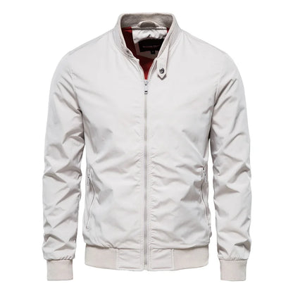 Casual Baseball Jacket with Collar