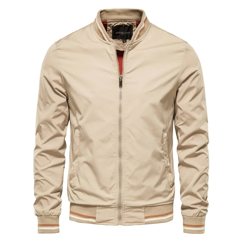 Casual Slim Fit Bomber Jacket