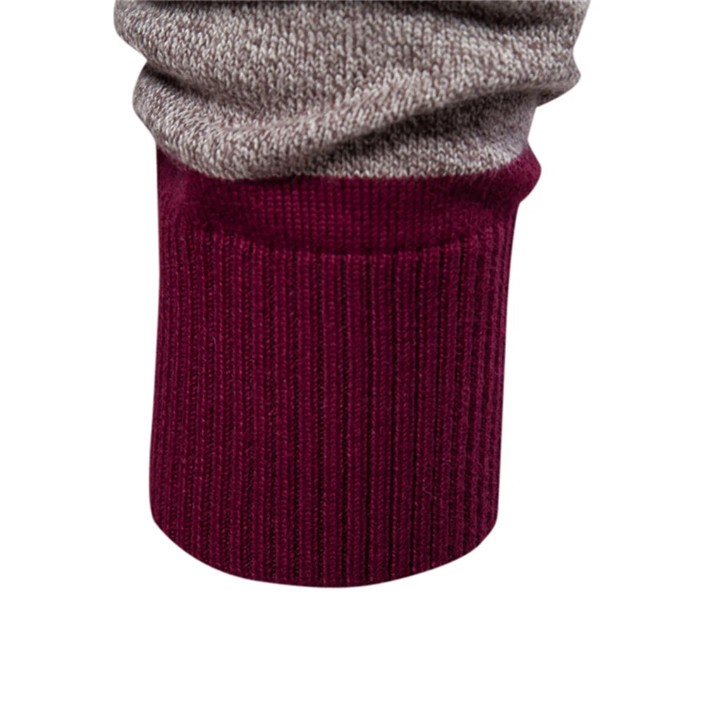 Strets & Hill Men's Cotton Button-Up Polo Sweater Knit Top