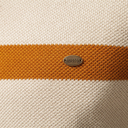 Strets & Hill Striped Cotton Sweater for Cozy Autumn Days