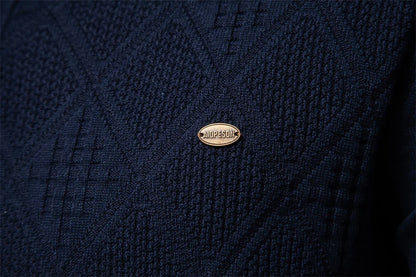 Strets & Hill Men’s Cotton Polo Sweater for Casual Elegance