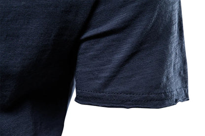 Strets & Hill Cotton V-Neck Slim Fit T-Shirt for Men