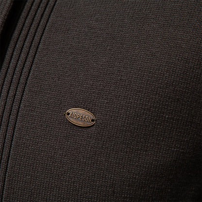 Strets &amp; Hill メンズ 冬用コットンカーディガンセーター スタイリッシュ