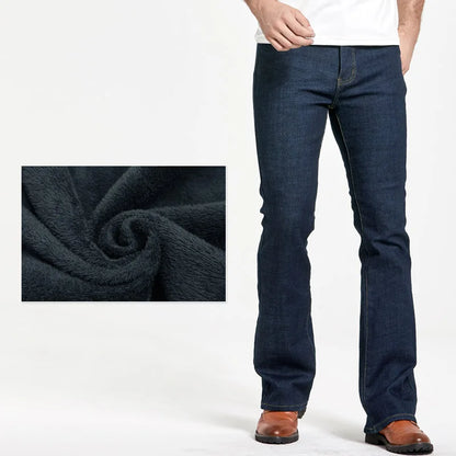 Mens Slim Denim Boot Cut Jeans