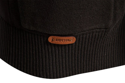 Strets &amp; Hill メンズ 冬用コットンカーディガンセーター スタイリッシュ