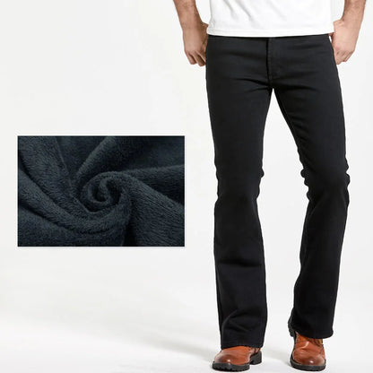 Mens Slim Denim Boot Cut Jeans