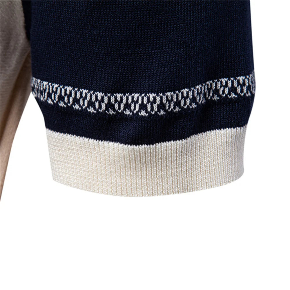 Strets & Hill Men's Lightweight Striped Polo Shirt for Summer