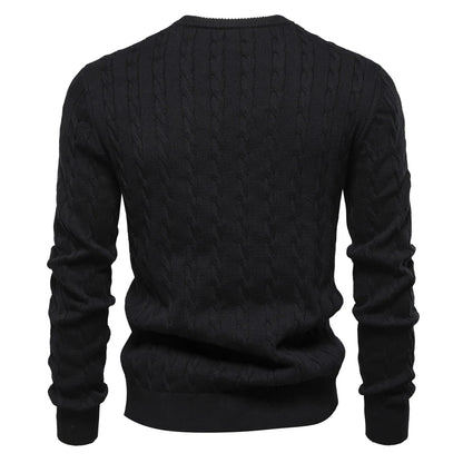 Strets & Hill Giraffe Knitted Sweater for Men, Cozy Style