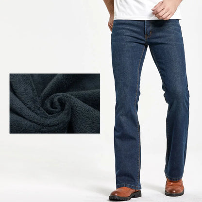 Mens Slim Denim Boot Cut Jeans