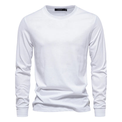 Casual O-neck Long Sleeved Shirt
