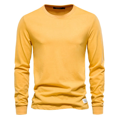 Casual O-neck Long Sleeved Shirt
