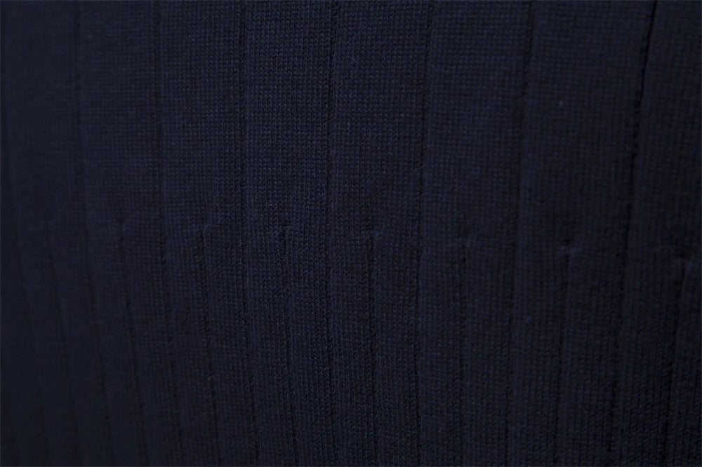 Knitted Zipper Sweater