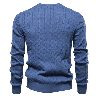 Strets & Hill Giraffe Knitted Sweater for Men, Cozy Style