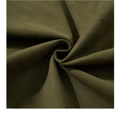 American Retro Army Green Overalls Casual Pants