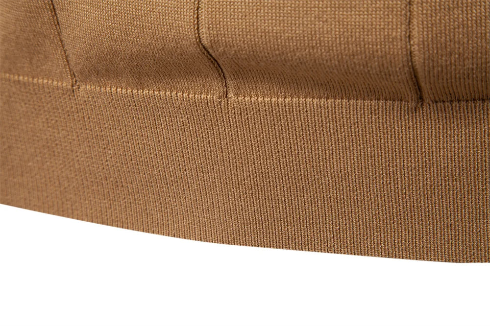 Slim Fit Zipper Polo Shirt