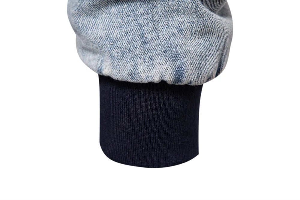 Autumn Winter Fur Collar Denim Jacket