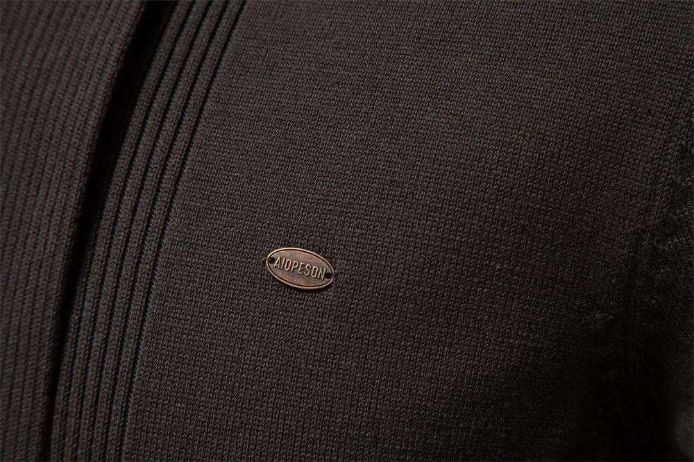 Strets &amp; Hill メンズ 冬用コットンカーディガンセーター スタイリッシュ