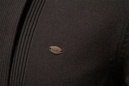 Strets &amp; Hill メンズ 冬用コットンカーディガンセーター スタイリッシュ