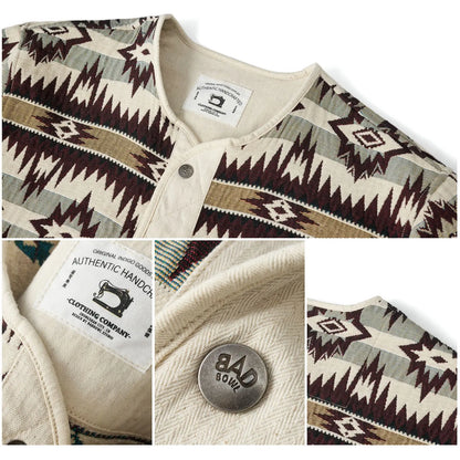 American Retro Indian Pattern Loose Jacket