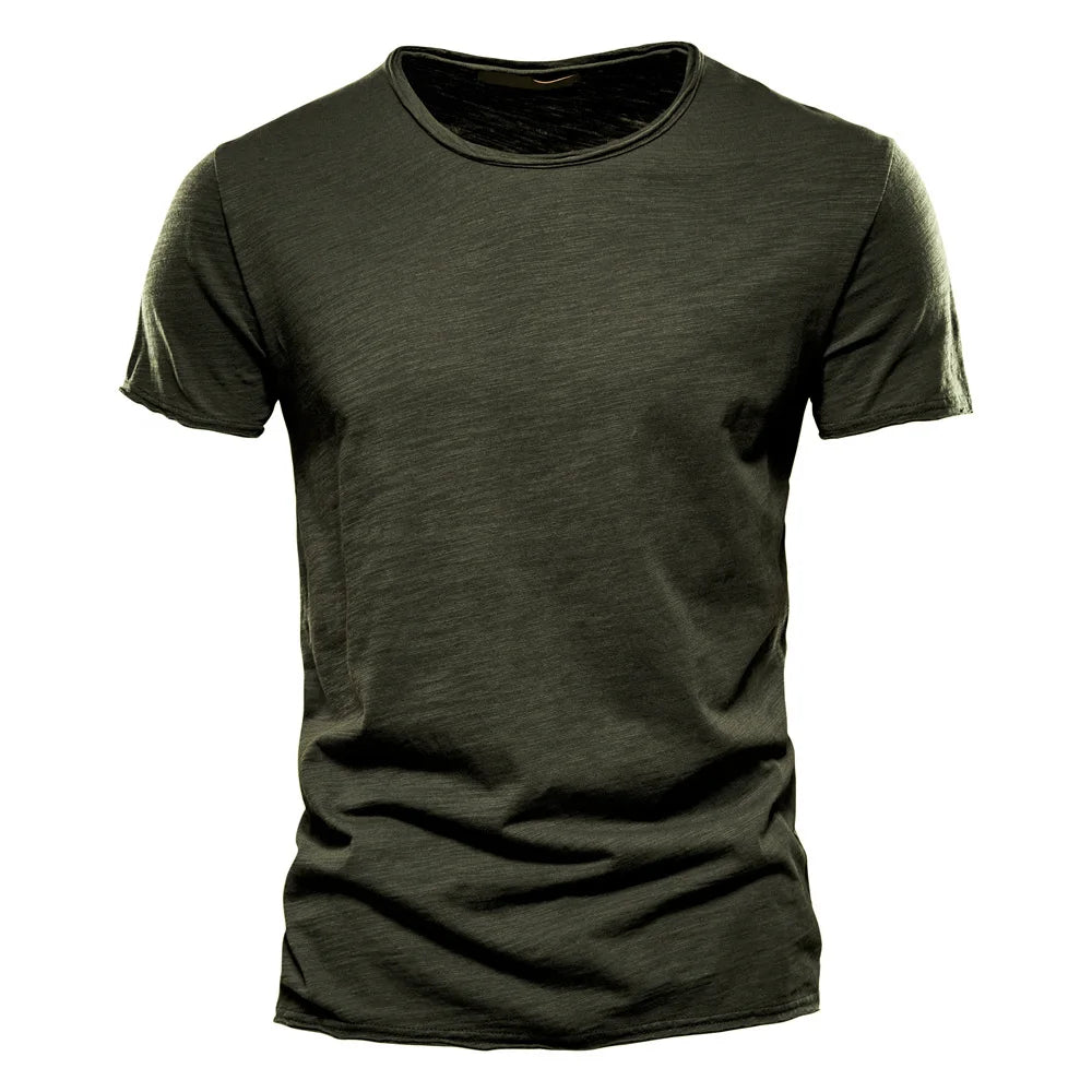 Strets & Hill Cotton V-Neck Slim Fit T-Shirt for Men
