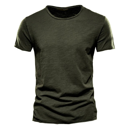 Strets & Hill Cotton V-Neck Slim Fit T-Shirt for Men