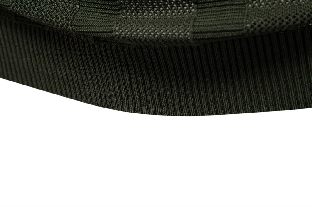 無地＆ストライプメッシュポロシャツ