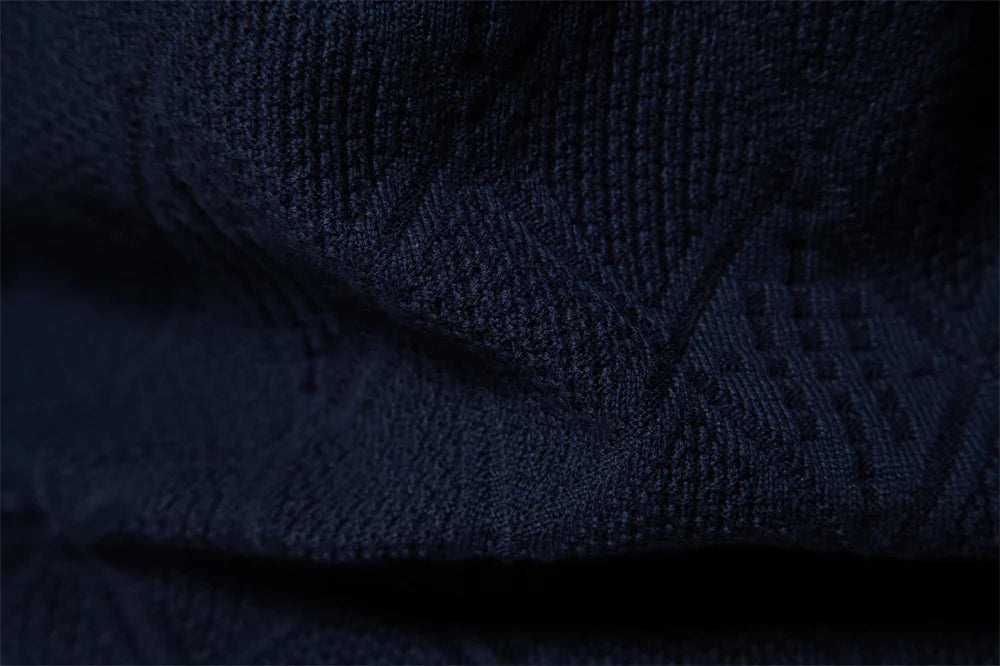 Strets & Hill Men’s Cotton Polo Sweater for Casual Elegance