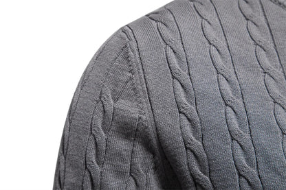 Strets & Hill Giraffe Knitted Sweater for Men, Cozy Style