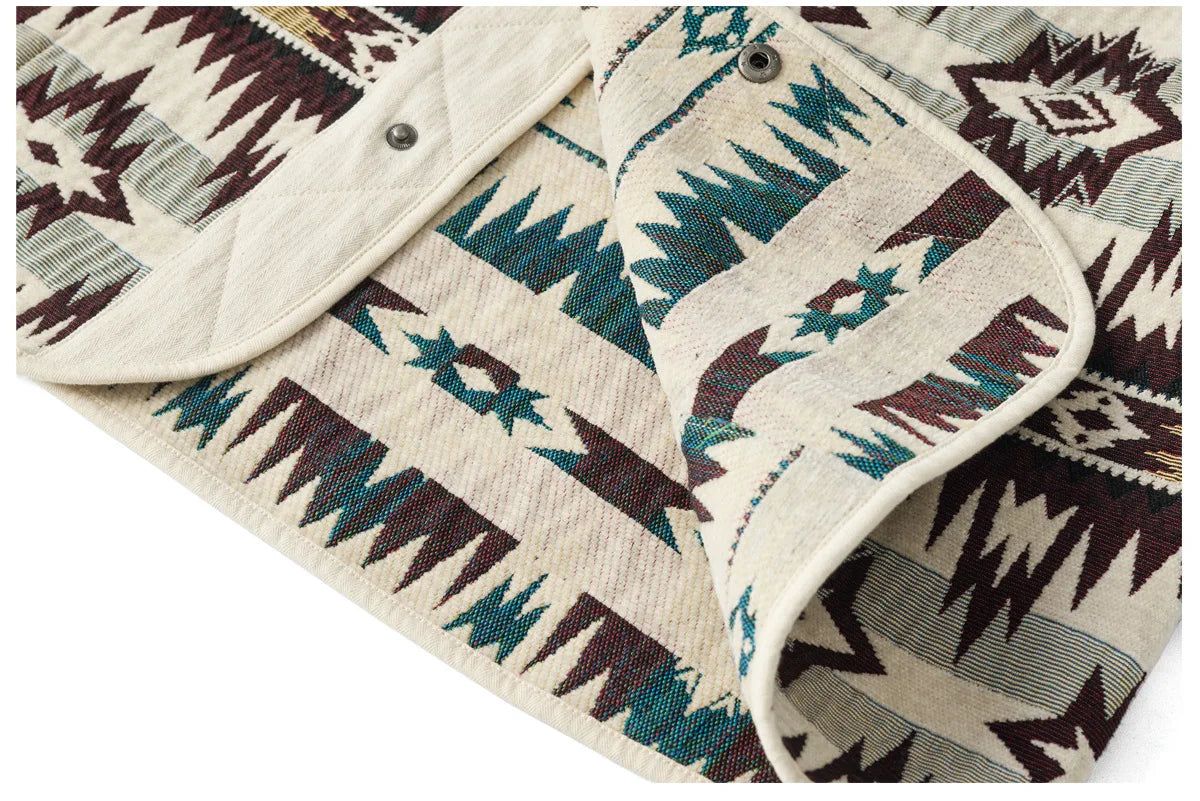 American Retro Indian Pattern Loose Jacket