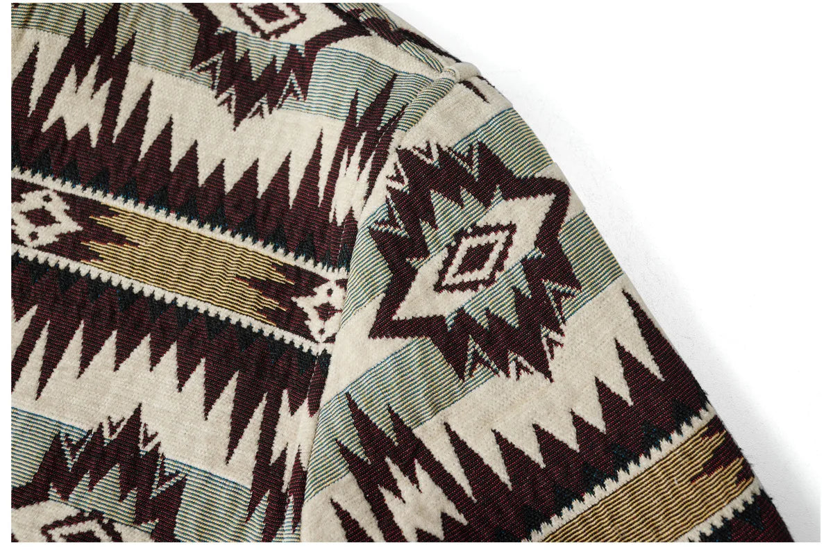 American Retro Indian Pattern Loose Jacket