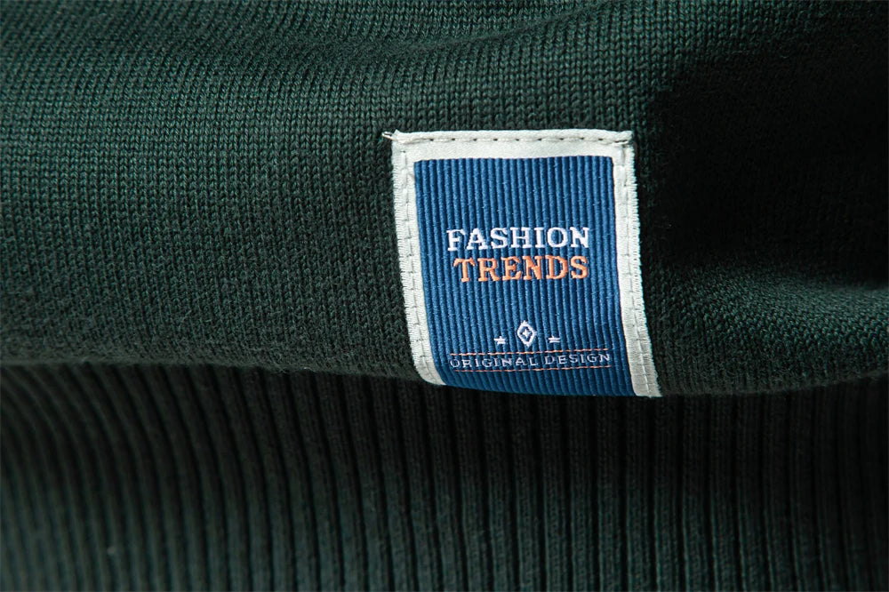 Strets &amp; Hill メンズ カジュアル クォータージップ プルオーバー セーター