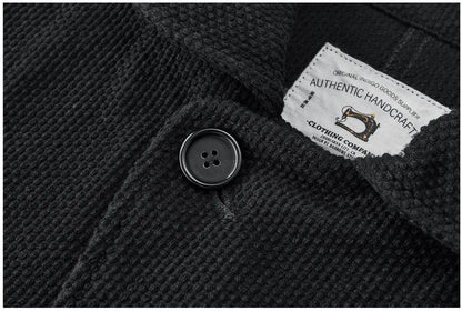 Autumn And Winter Plant Dyed Cotton Retro Ink-Dyed Suit Jacket