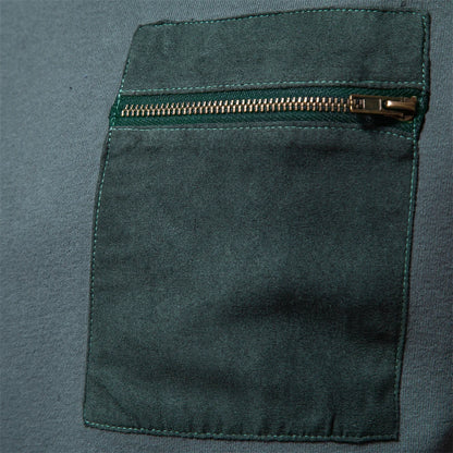 Strets & Hill Cotton Zip Pocket Sweatshirt for Men