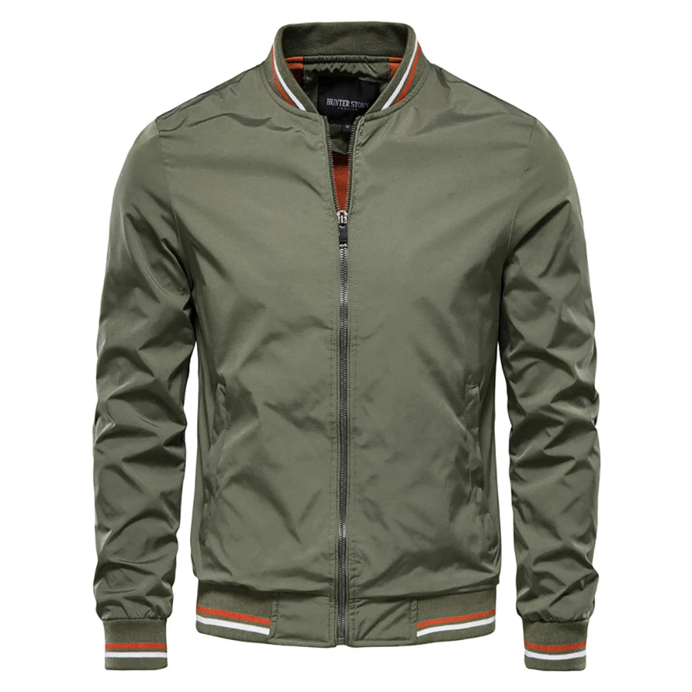 Casual Slim Fit Bomber Jacket