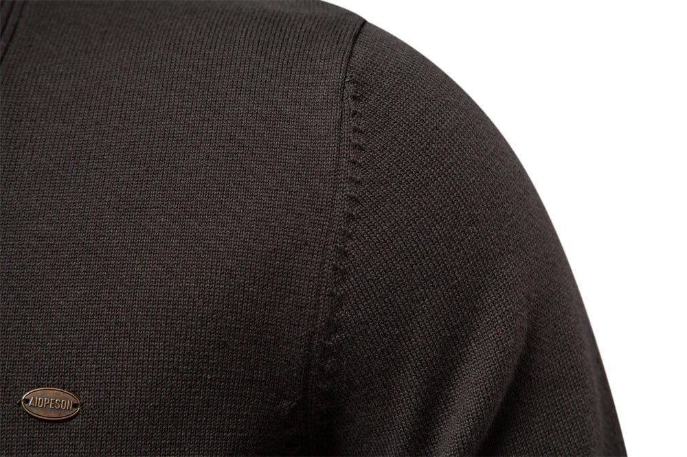 Strets &amp; Hill メンズ 冬用コットンカーディガンセーター スタイリッシュ