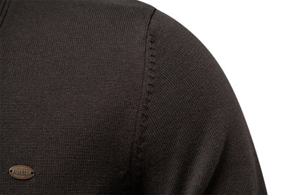 Strets &amp; Hill メンズ 冬用コットンカーディガンセーター スタイリッシュ