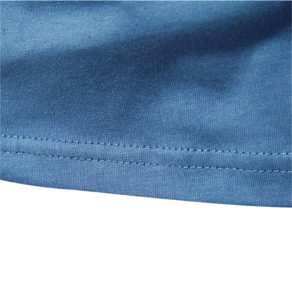 Casual O-neck Long Sleeved Shirt