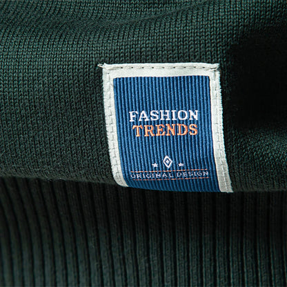 Strets &amp; Hill メンズ カジュアル クォータージップ プルオーバー セーター