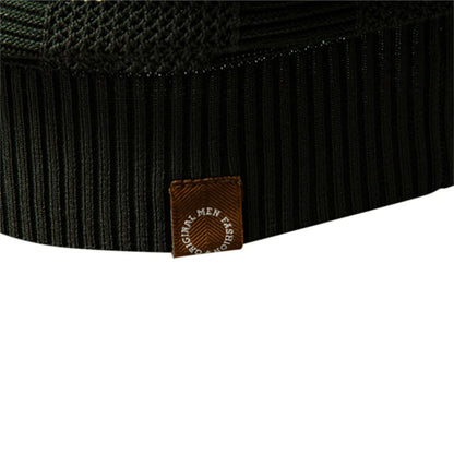 無地＆ストライプメッシュポロシャツ