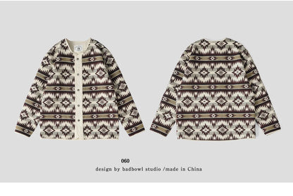 American Retro Indian Pattern Loose Jacket