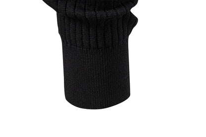 Long Sleeve Button Placket Polo Shirt Men