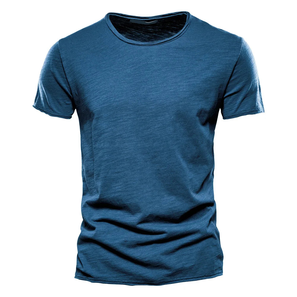 Strets & Hill Cotton V-Neck Slim Fit T-Shirt for Men
