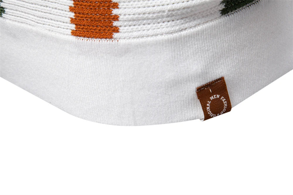 Ribbed Knit Polo Shirt